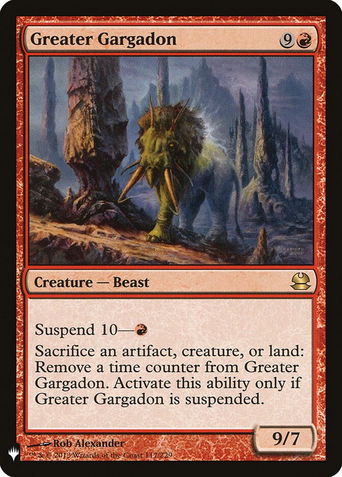 Gargadonte Maior / Greater Gargadon - Magic: The Gathering - MoxLand