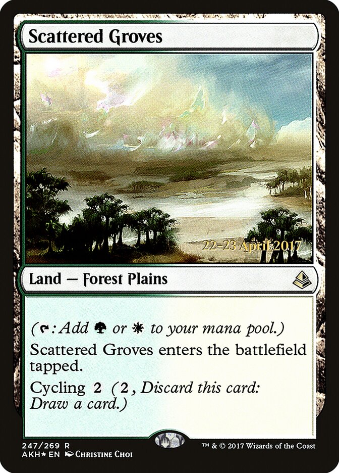 Bosques Esparsos / Scattered Groves - Magic: The Gathering - MoxLand