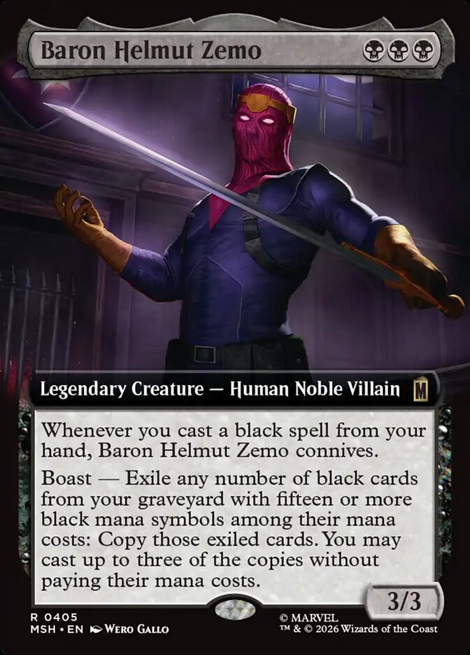 Baron Helmut Zemo - Magic: The Gathering - MoxLand
