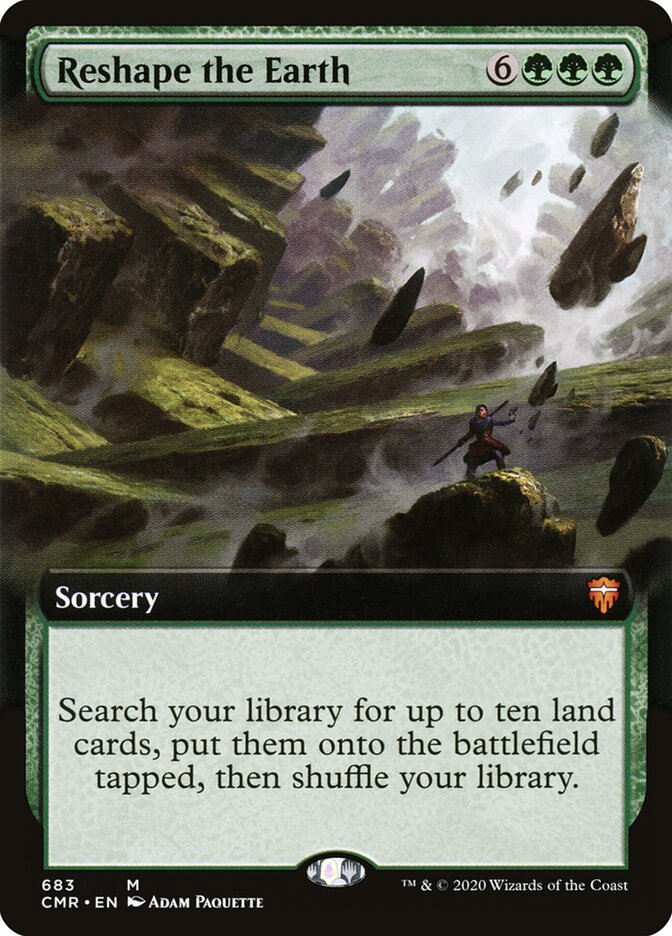 Remoldar a Terra / Reshape the Earth - Magic: The Gathering - MoxLand