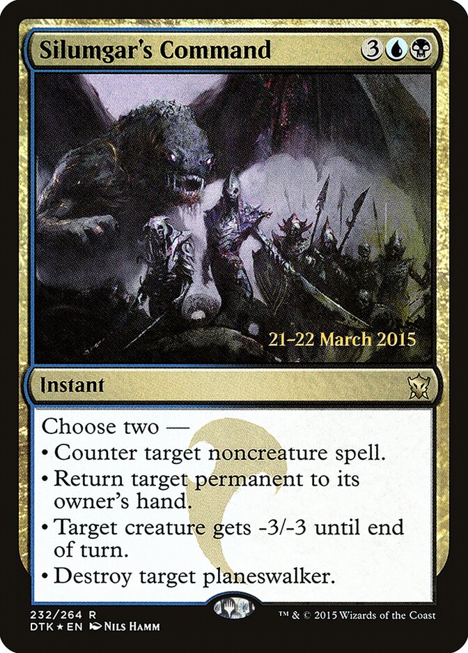 Comando de Silumgar / Silumgar's Command - Magic: The Gathering - MoxLand