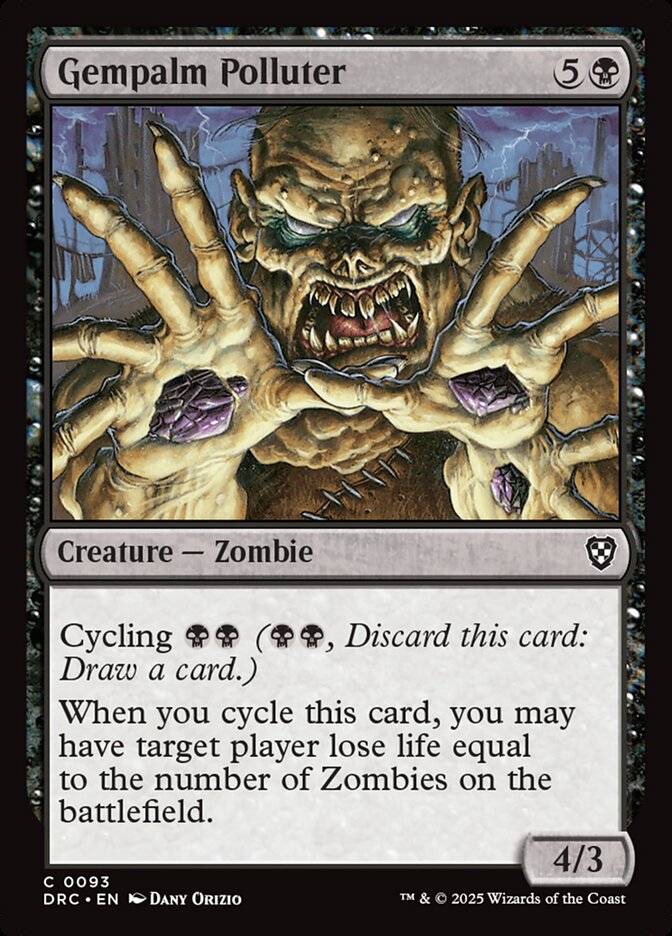 Poluidor da Palma Cravejada / Gempalm Polluter - Magic: The Gathering - MoxLand