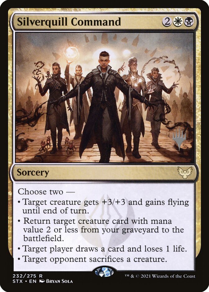 Comando de Platinopena / Silverquill Command - Magic: The Gathering - MoxLand