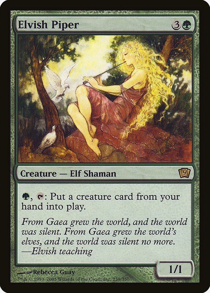 Elfo Flautista / Elvish Piper - Magic: The Gathering - MoxLand