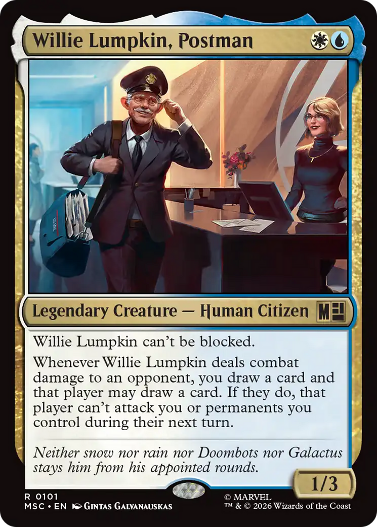Willie Lumpkin, Postman - Magic: The Gathering - MoxLand