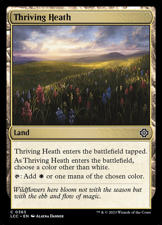 Charneca Vicejante / Thriving Heath - Magic: The Gathering - MoxLand