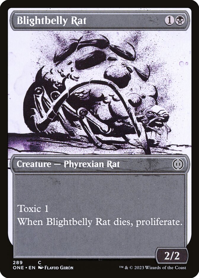 Rato Barriga-de-praga / Blightbelly Rat - Magic: The Gathering - MoxLand