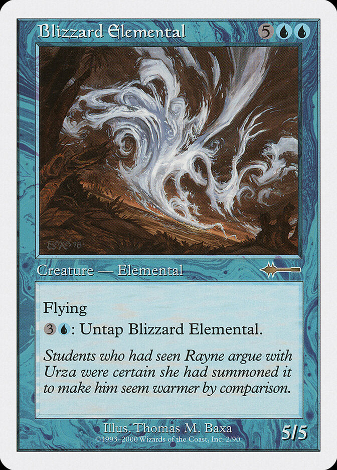 Elemental da Nevasca / Blizzard Elemental - Magic: The Gathering - MoxLand