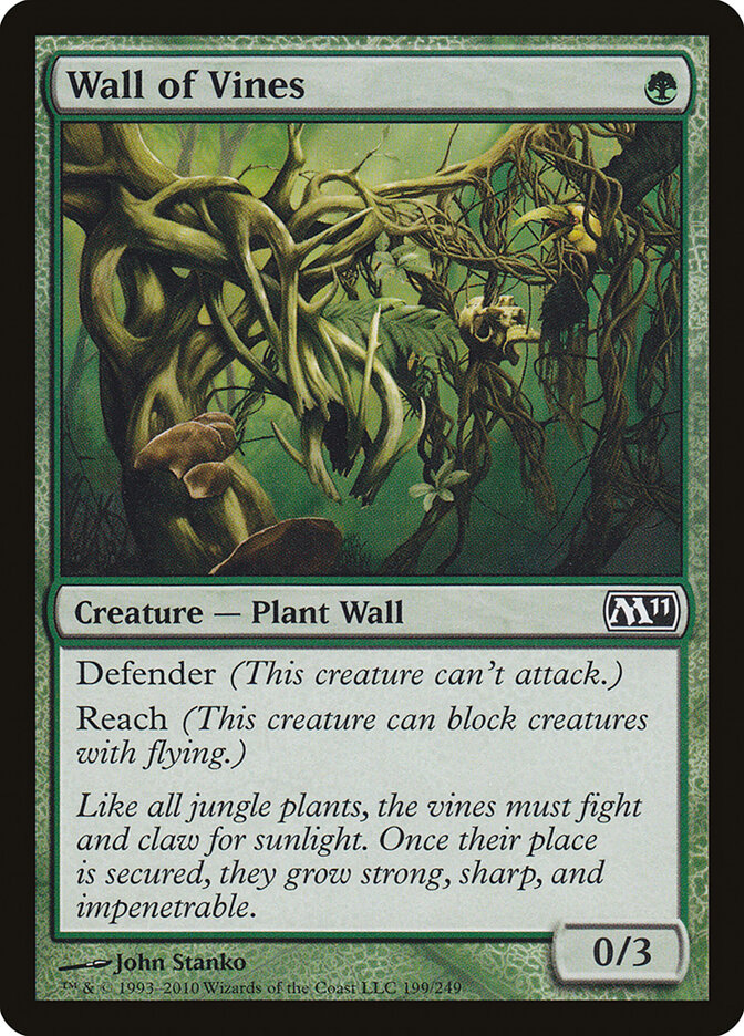 Barreira de Trepadeiras / Wall of Vines - Magic: The Gathering - MoxLand