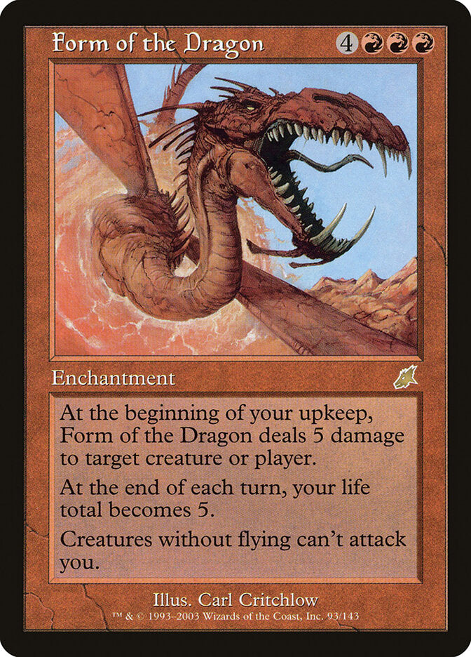 Forma do Dragão / Form of the Dragon - Magic: The Gathering - MoxLand