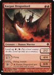 Mestre de Dragões Karganiano / Kargan Dragonlord - Magic: The Gathering - MoxLand