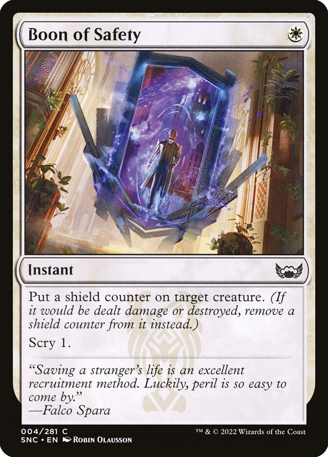 Dádiva da Segurança / Boon of Safety - Magic: The Gathering - MoxLand
