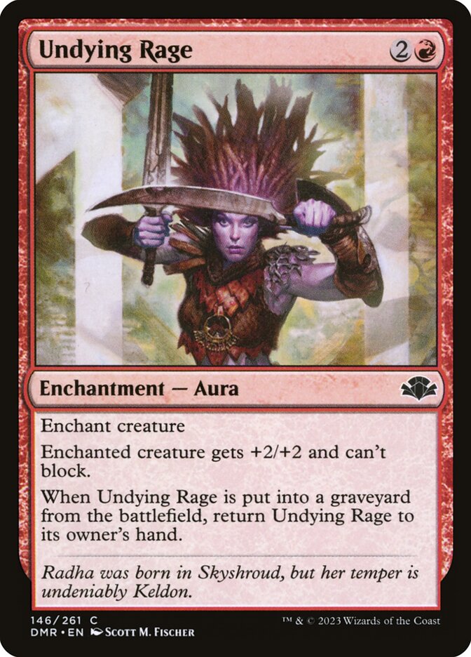 Fúria Imortal / Undying Rage - Magic: The Gathering - MoxLand