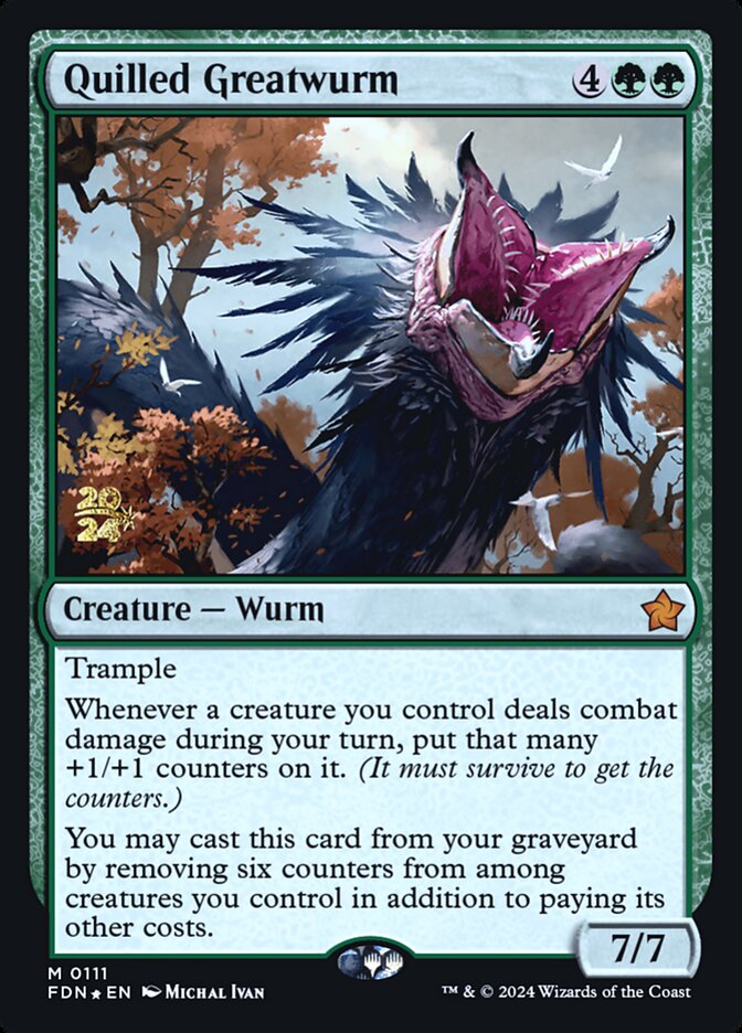 Quilled Greatwurm - Magic: The Gathering - MoxLand