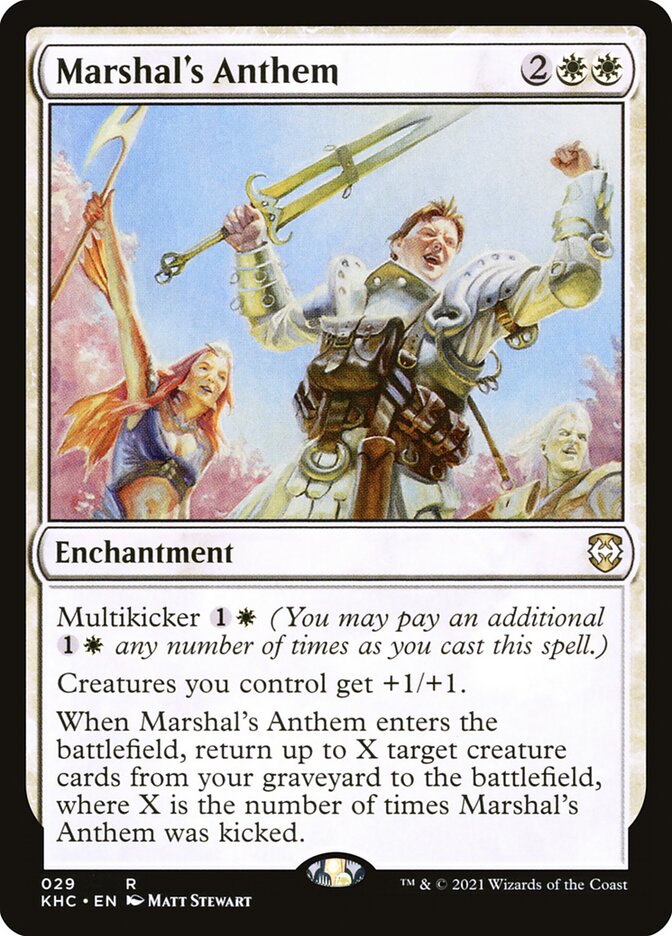 Antífona do Marechal / Marshal's Anthem - Magic: The Gathering - MoxLand