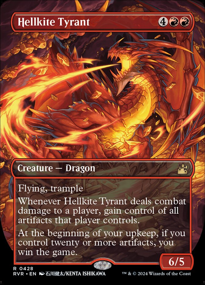 Tirano Dragão Avérneo / Hellkite Tyrant - Magic: The Gathering - MoxLand