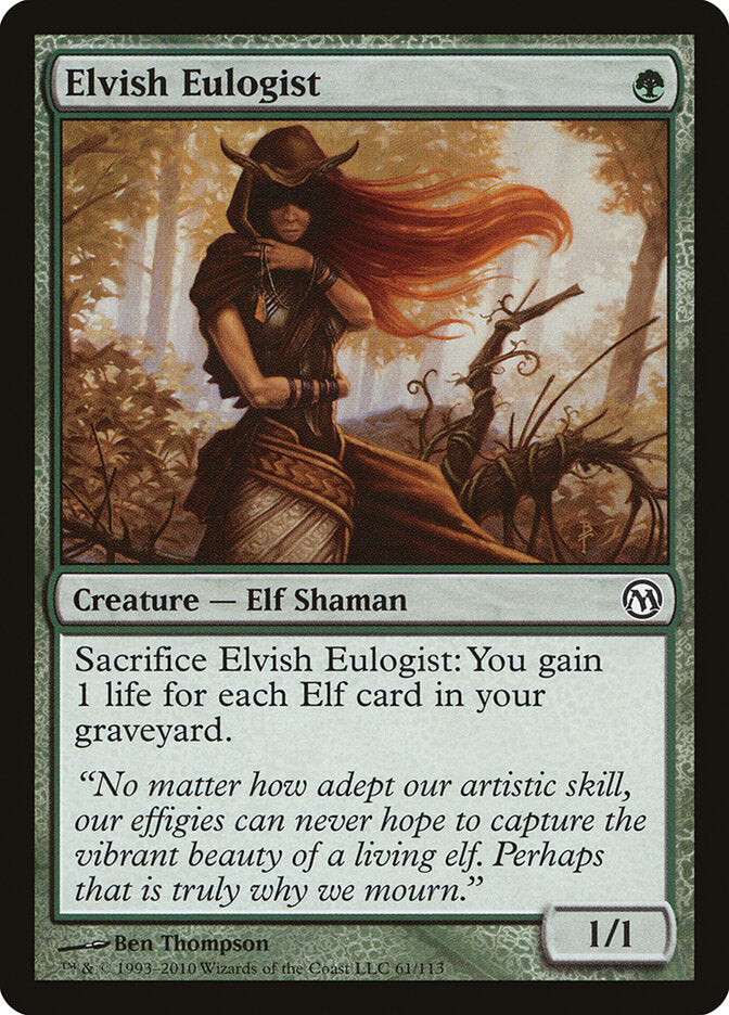 Elogiadora Élfica / Elvish Eulogist - Magic: The Gathering - MoxLand