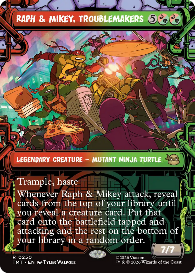 Raph & Mikey, Troublemakers - Magic: The Gathering - MoxLand