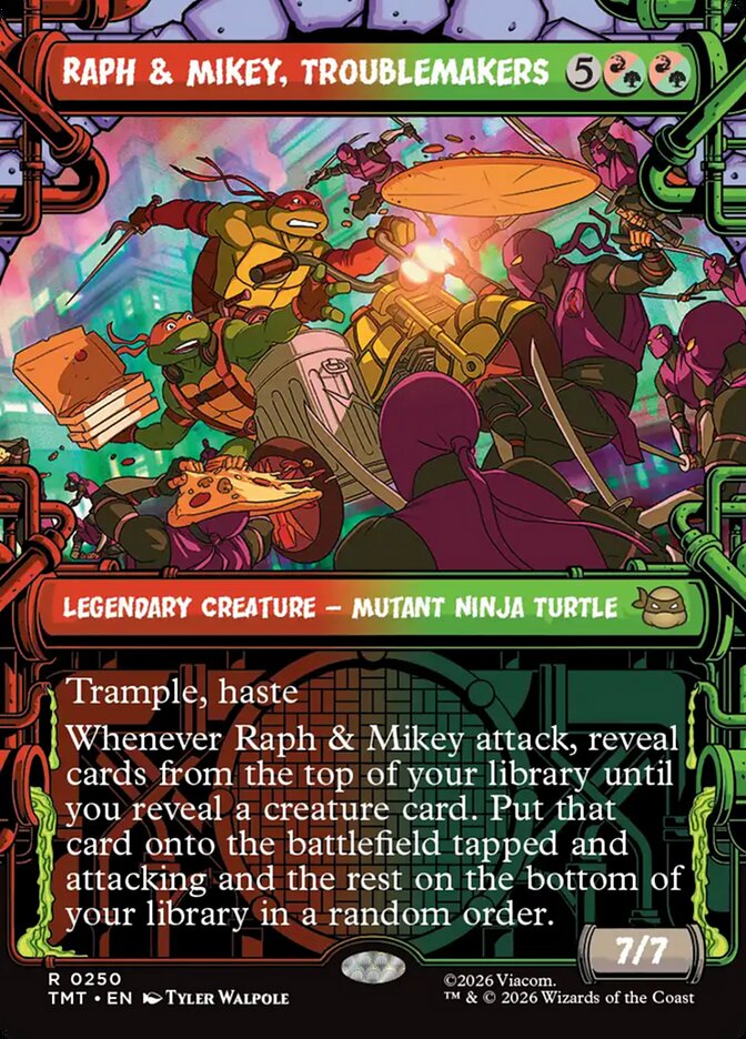 Raph & Mikey, Troublemakers - Magic: The Gathering - MoxLand