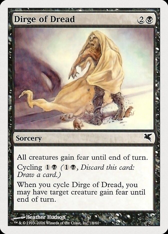 Nênia do Horror / Dirge of Dread - Magic: The Gathering - MoxLand