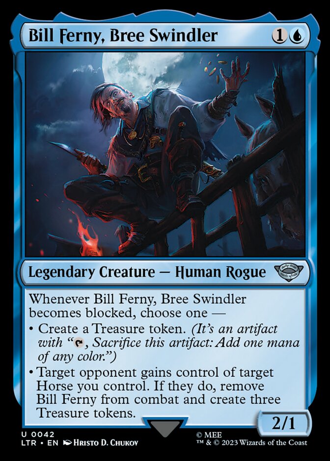 Bill Samambaia, Vigarista de Bree / Bill Ferny, Bree Swindler - Magic: The Gathering - MoxLand
