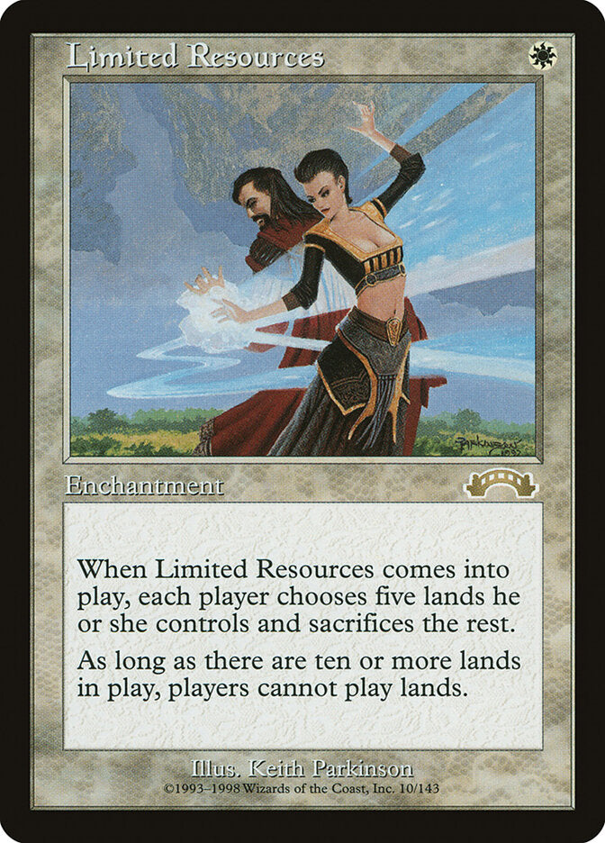 Recursos Limitados / Limited Resources - Magic: The Gathering - MoxLand