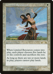 Recursos Limitados / Limited Resources - Magic: The Gathering - MoxLand