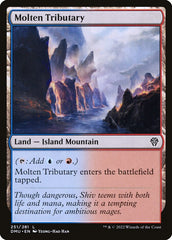 Afluente Derretido / Molten Tributary - Magic: The Gathering - MoxLand