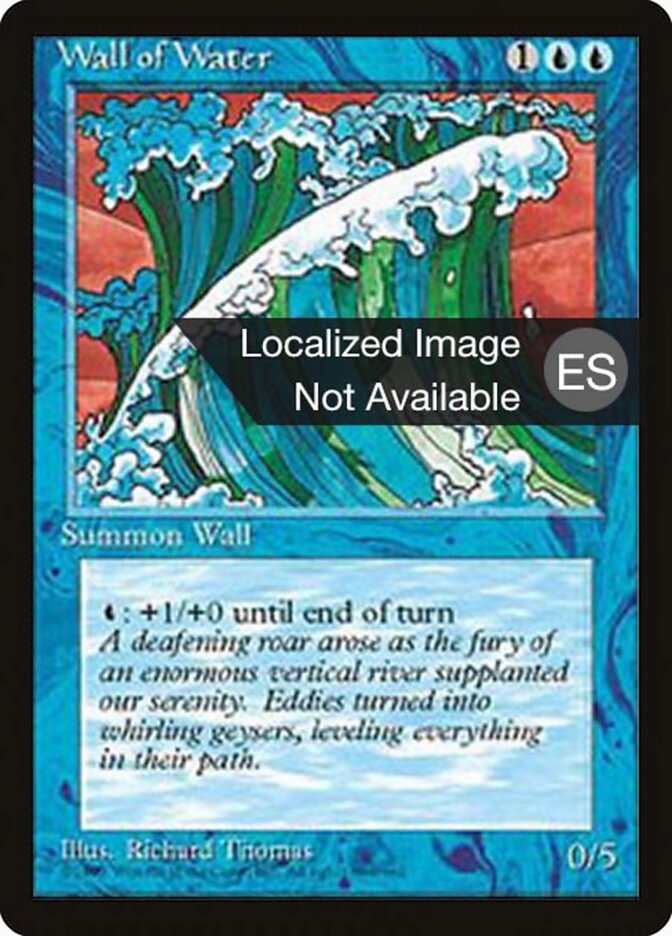 Barreira de Água / Wall of Water - Magic: The Gathering - MoxLand