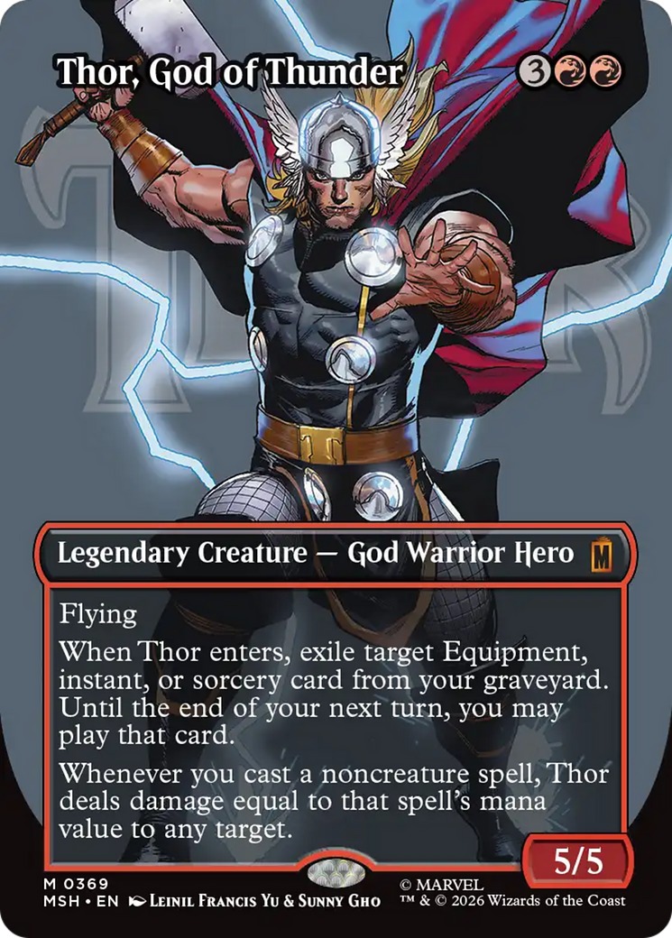 Thor, God of Thunder - Magic: The Gathering - MoxLand