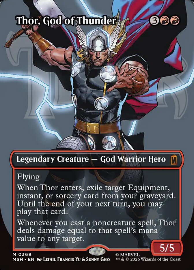 Thor, God of Thunder - Magic: The Gathering - MoxLand