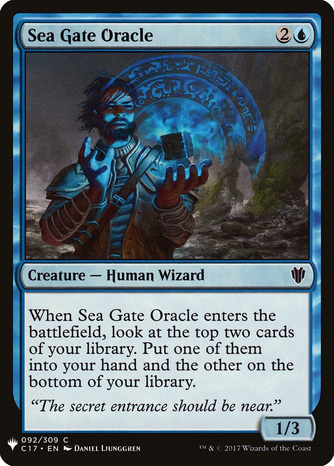 Oráculo do Portão Marinho / Sea Gate Oracle - Magic: The Gathering - MoxLand