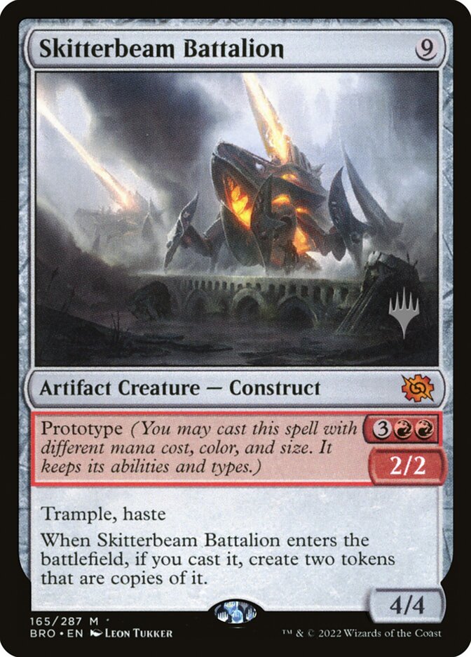 Batalhão de Raios Artrópodes / Skitterbeam Battalion - Magic: The Gathering - MoxLand