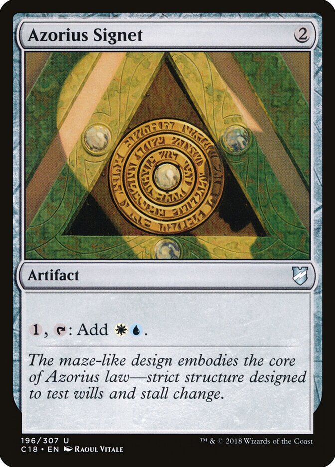 Sinete Azorius / Azorius Signet - Magic: The Gathering - MoxLand