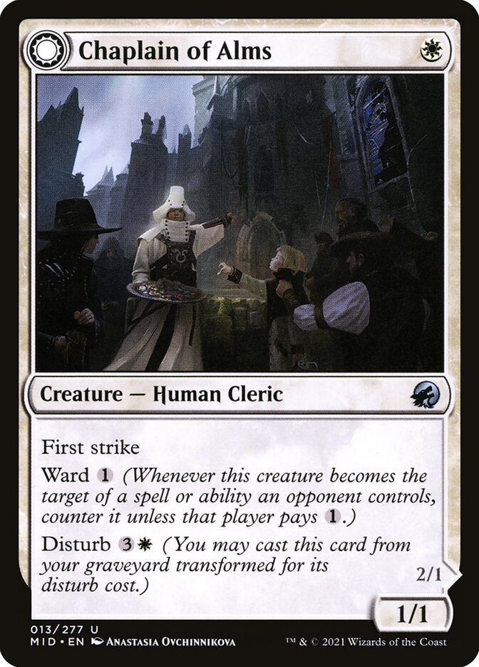 Capelão das Esmolas / Chaplain of Alms - Magic: The Gathering - MoxLand