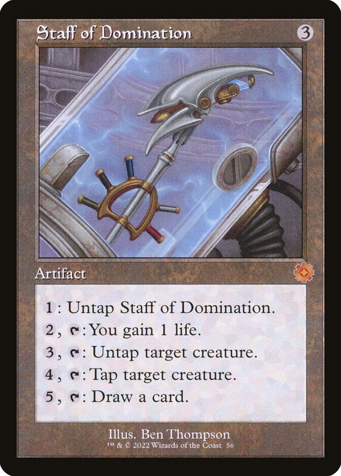 Cajado da Dominação / Staff of Domination - Magic: The Gathering - MoxLand