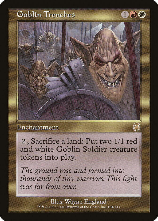 Trincheira de Goblins / Goblin Trenches - Magic: The Gathering - MoxLand
