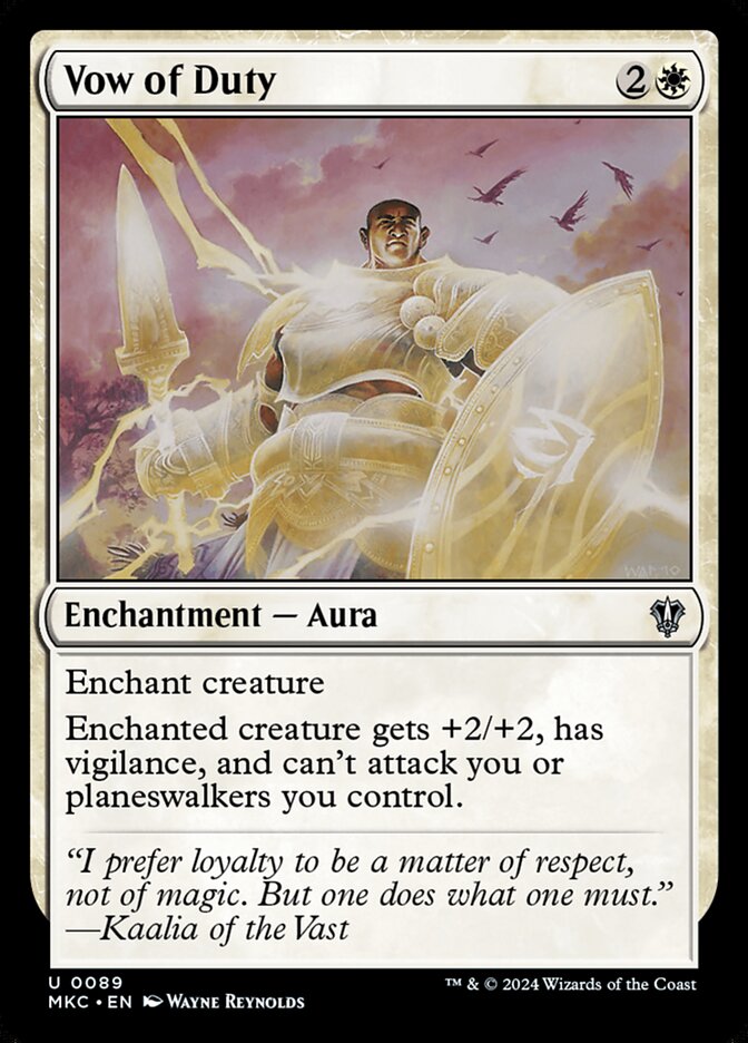 Voto do Dever / Vow of Duty - Magic: The Gathering - MoxLand