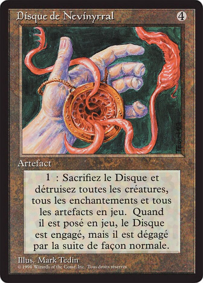 Disco de Nevinyrral / Nevinyrral's Disk - Magic: The Gathering - MoxLand