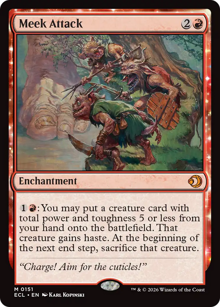 Ataque Humilde / Meek Attack - Magic: The Gathering - MoxLand