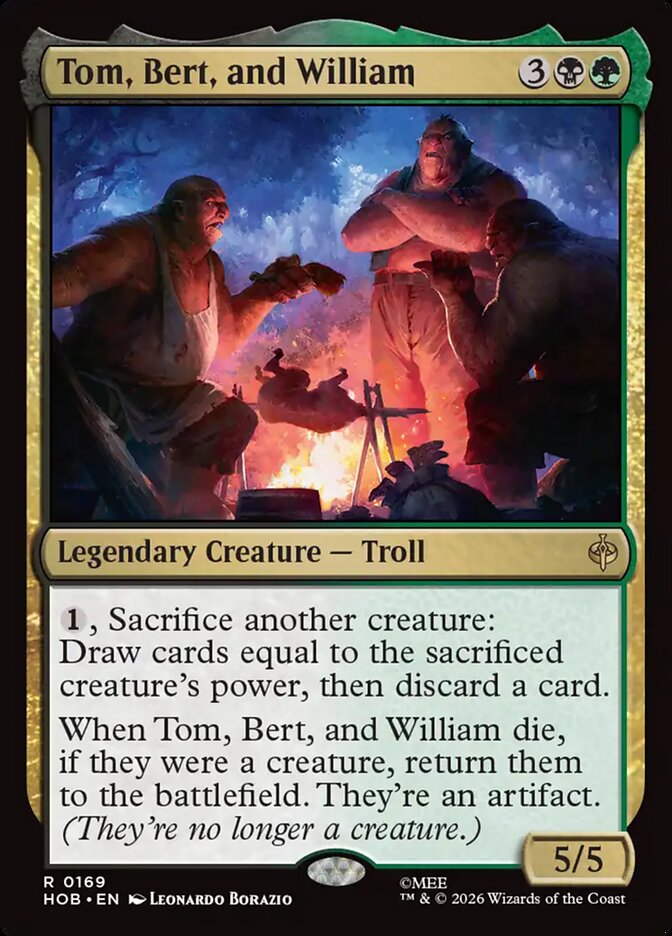 Tom, Bert, and William - Magic: The Gathering - MoxLand