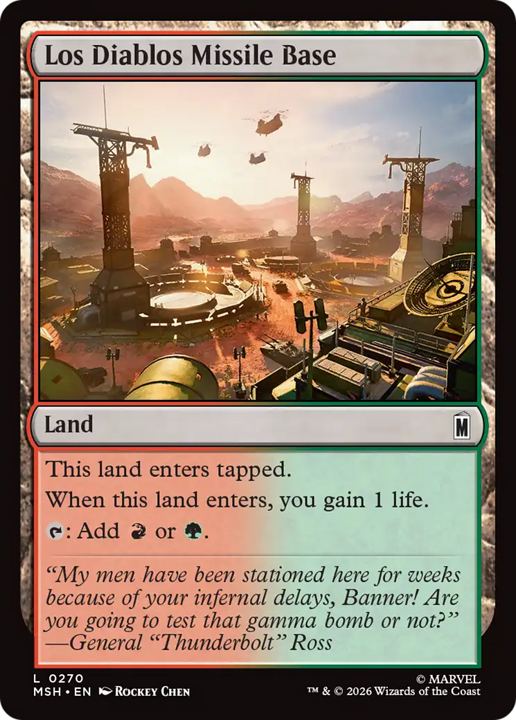 Los Diablos Missile Base - Magic: The Gathering - MoxLand
