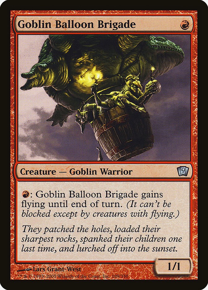 Brigada Baloeira Goblin / Goblin Balloon Brigade - Magic: The Gathering - MoxLand