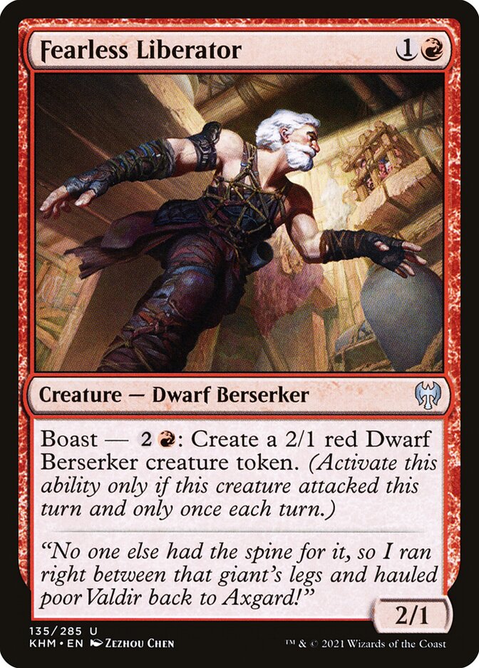 Libertador Destemido / Fearless Liberator - Magic: The Gathering - MoxLand