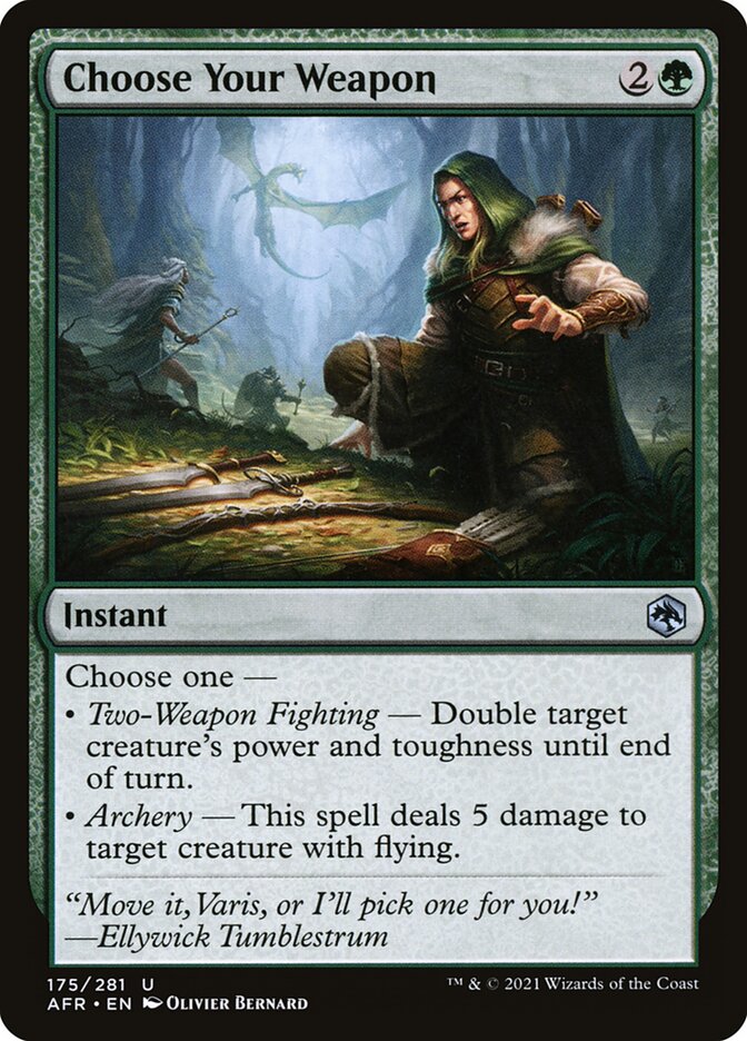 Escolha sua Arma / Choose Your Weapon - Magic: The Gathering - MoxLand
