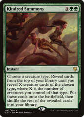 Invocações da Estirpe / Kindred Summons - Magic: The Gathering - MoxLand
