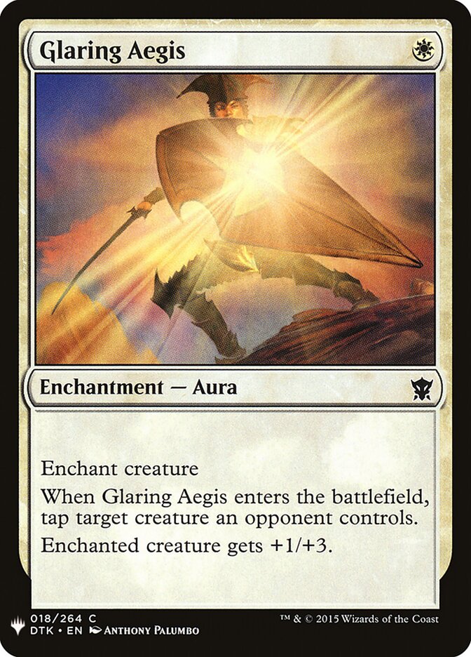 Égide Reluzente / Glaring Aegis - Magic: The Gathering - MoxLand