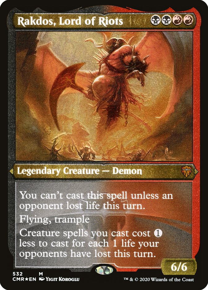 Rakdos, Senhor dos Tumultos / Rakdos, Lord of Riots - Magic: The Gathering - MoxLand