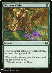 Reivindicação da Natureza / Nature's Claim - Magic: The Gathering - MoxLand