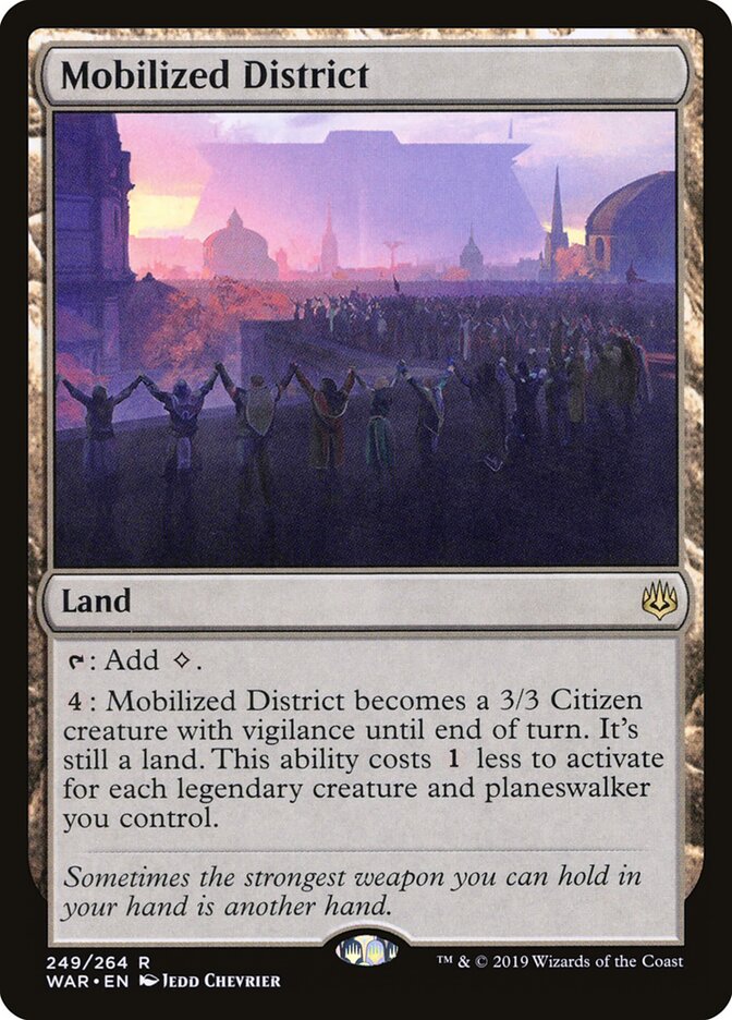 Distrito Mobilizado / Mobilized District - Magic: The Gathering - MoxLand